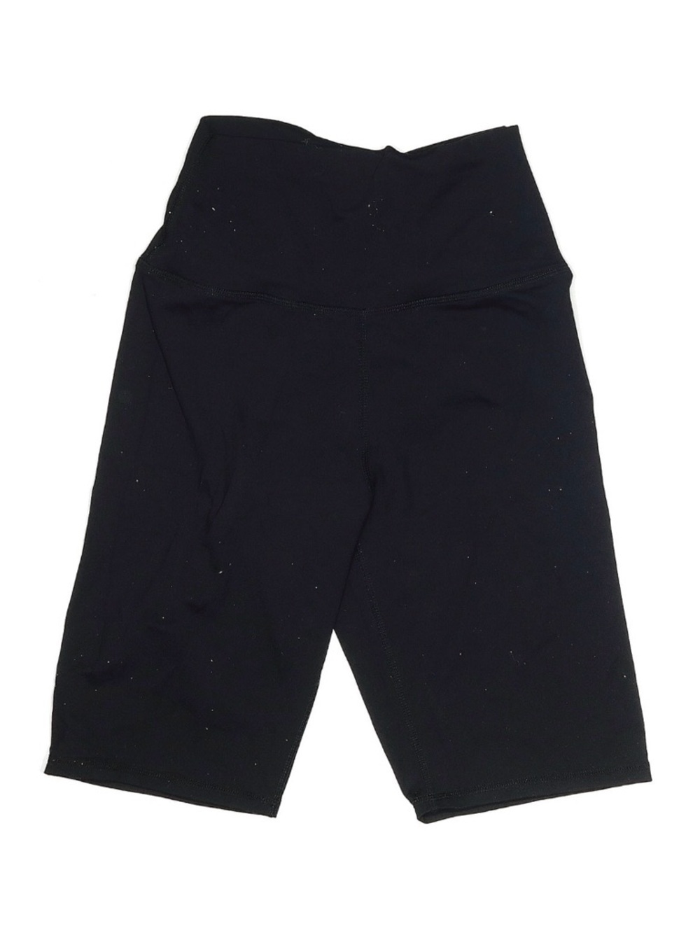 Alice + Olivia Black High-Waist Athletic Bike Shorts